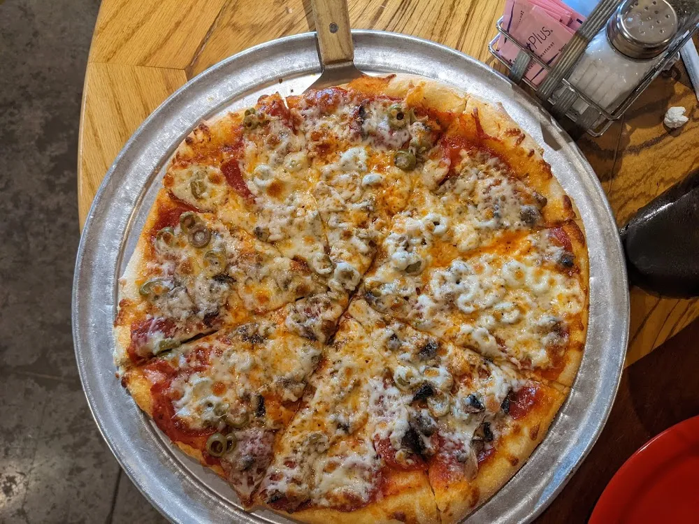Create Your Own Pizza Pepperoni Mushrooms Olives