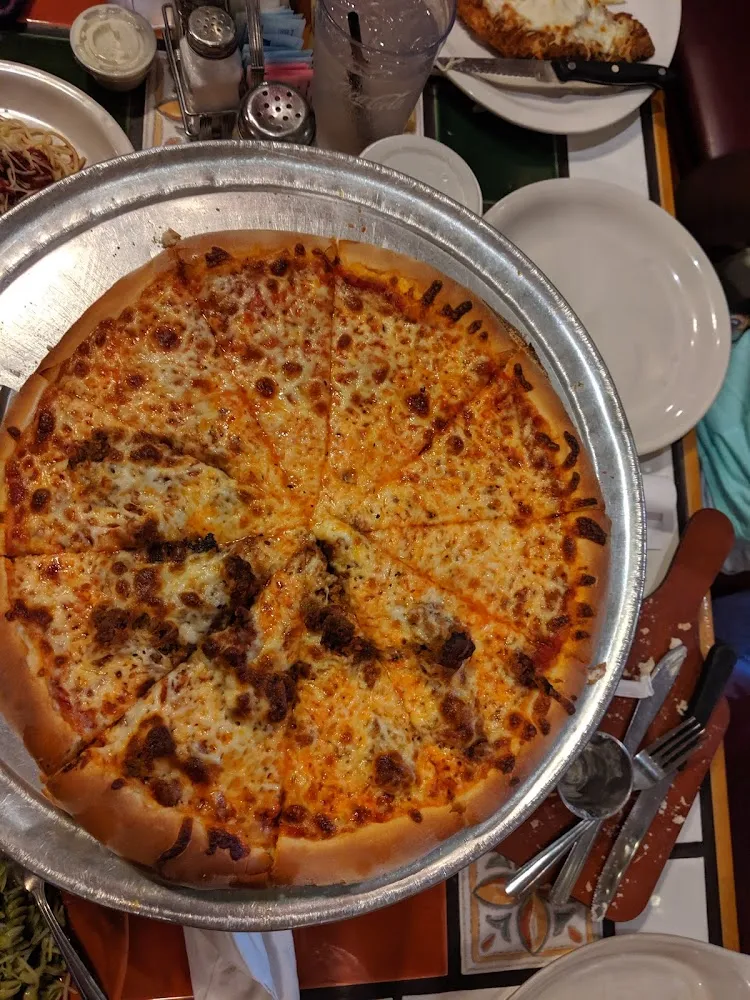 Half Cheese Half Pizza